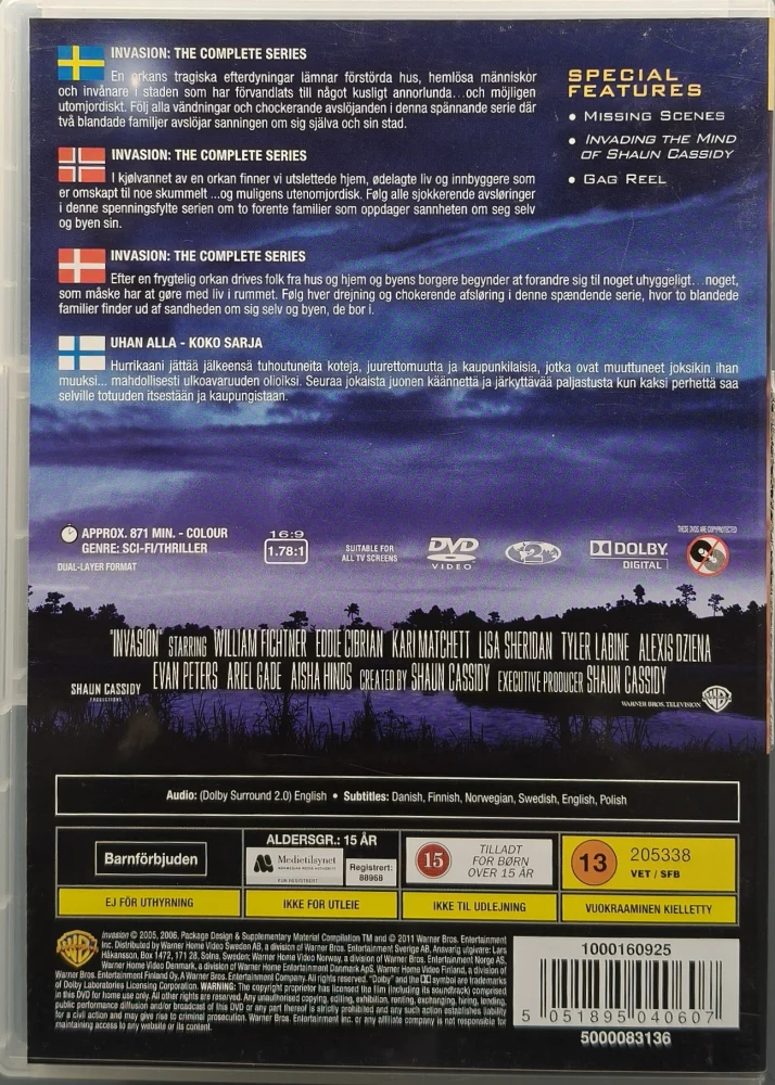 6 DVD) Invasion  - Uhan alla - Koko sarja (2005-2006)