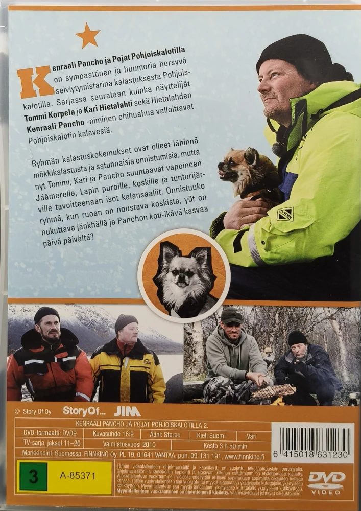 DVD) Kenraali Pancho ja pojat Pohjoiskalotilla 2 (2010) Tommi Korpela, Kari Hietalahti