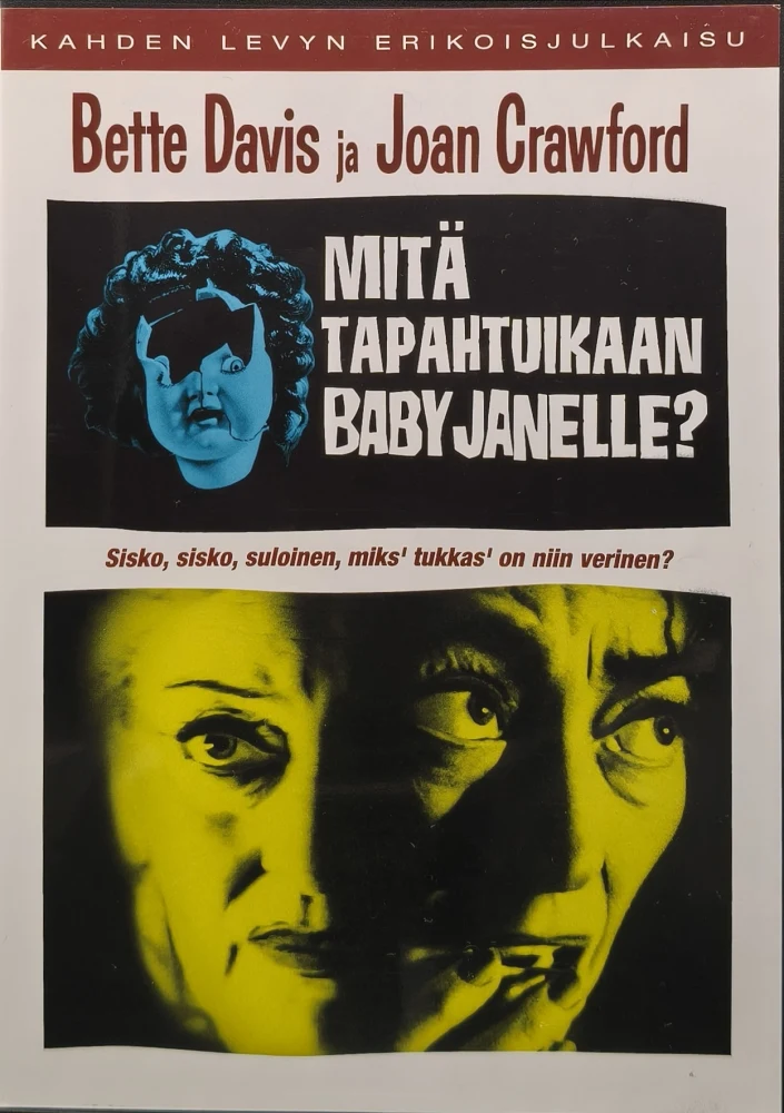2 DVD) Bette Davis,Joan Crawford: Mitä tapahtuikaan Baby Janelle? (1962)