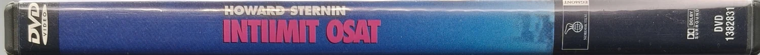 DVD) Howard Sternin Intiimit Osat (1997) SUOMIKANNET