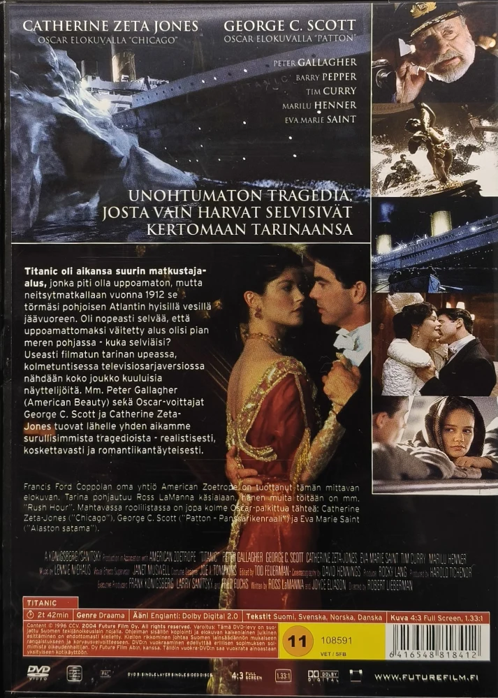 DVD) Catherine Zeta-Jones: Titanic (1996) SUOMIKANNET