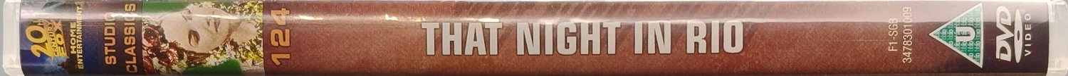 DVD) Alice Faye: That Night In Rio - Yö Riossa (1941)