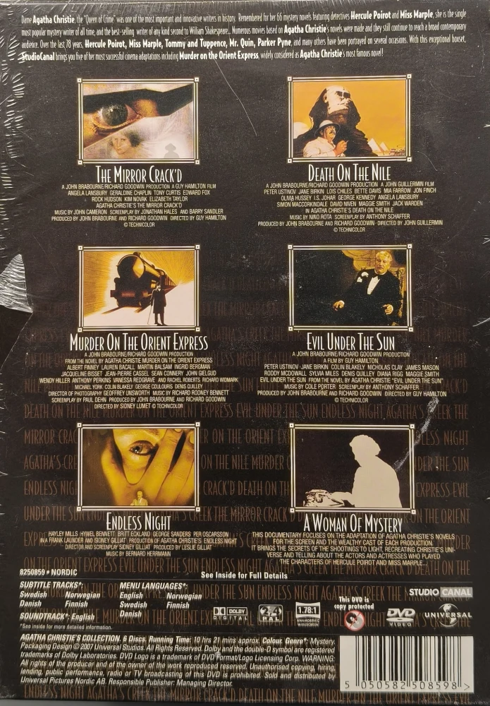 UUSI ( 6 DVD BOKSI) The Agatha Christie's Collection - Kokoelma