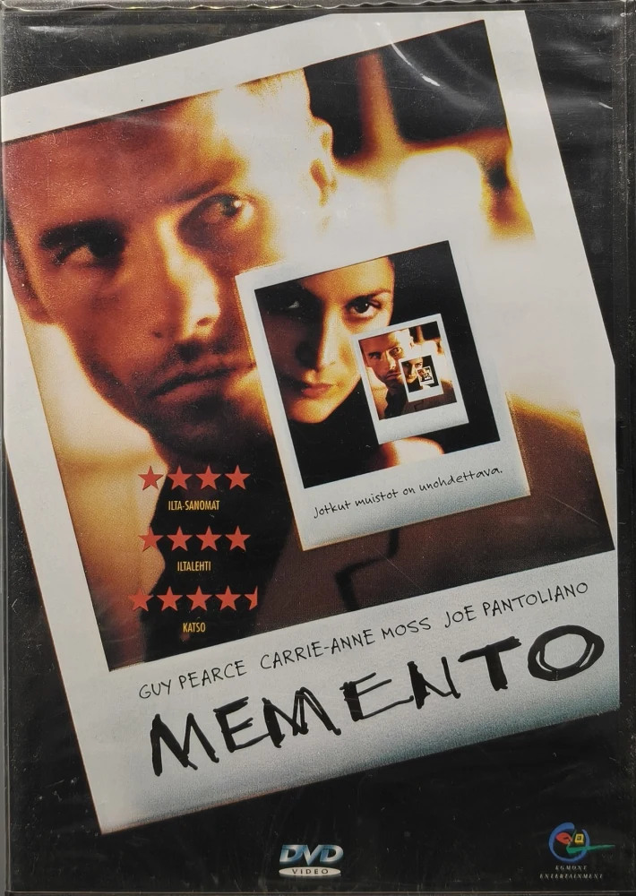 UUSI (DVD) Guy Pearce: Memento (2000) EGMONT - SUOMIKANNET