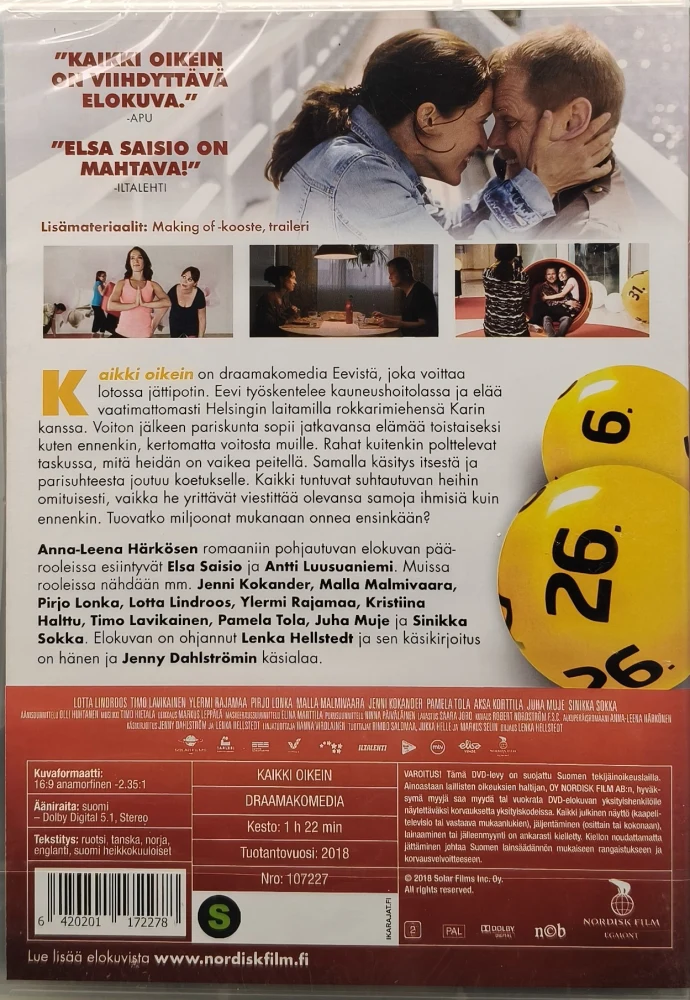 UUSI (DVD) Antti Luusuaniemi: Kaikki oikein (2018)
