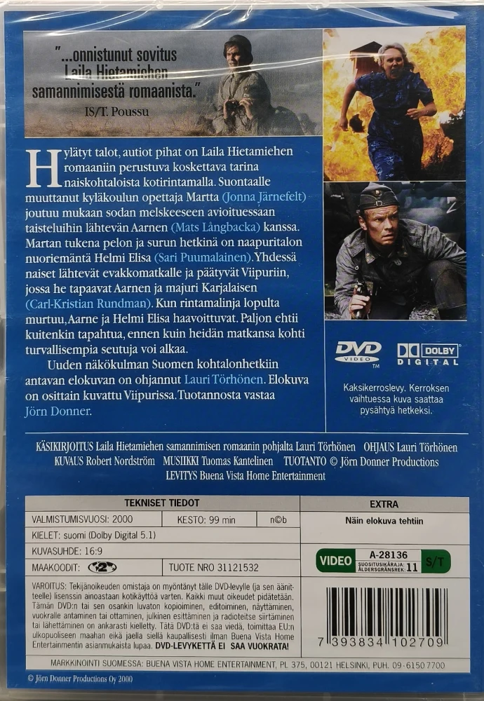 UUSI (DVD) Hylätyt talot, autiot pihat (2000)