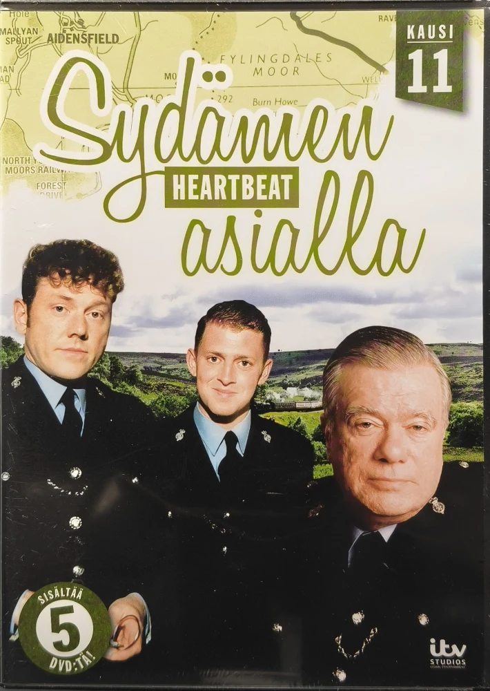 UUSI (5 DVD) Sydämen Asialla - Heartbeat - Kausi 11 (2001/2002)
