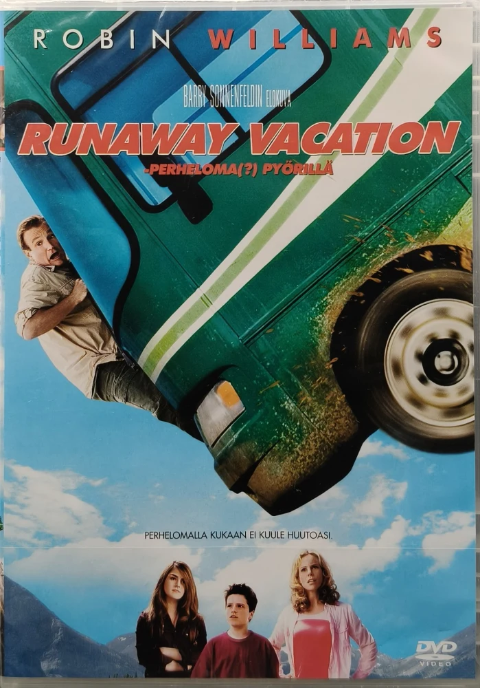 UUSI (DVD) Robin Williams: Runaway Vacation - Perheloma pyörillä (2006) SUOMIKANNET