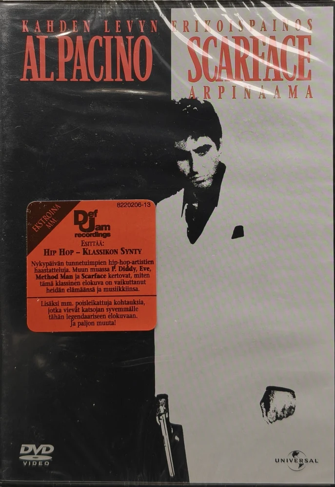 UUSI (2 DVD) Al Pacino: Scarface - Arpinaama (1983) SUOMIKANNET
