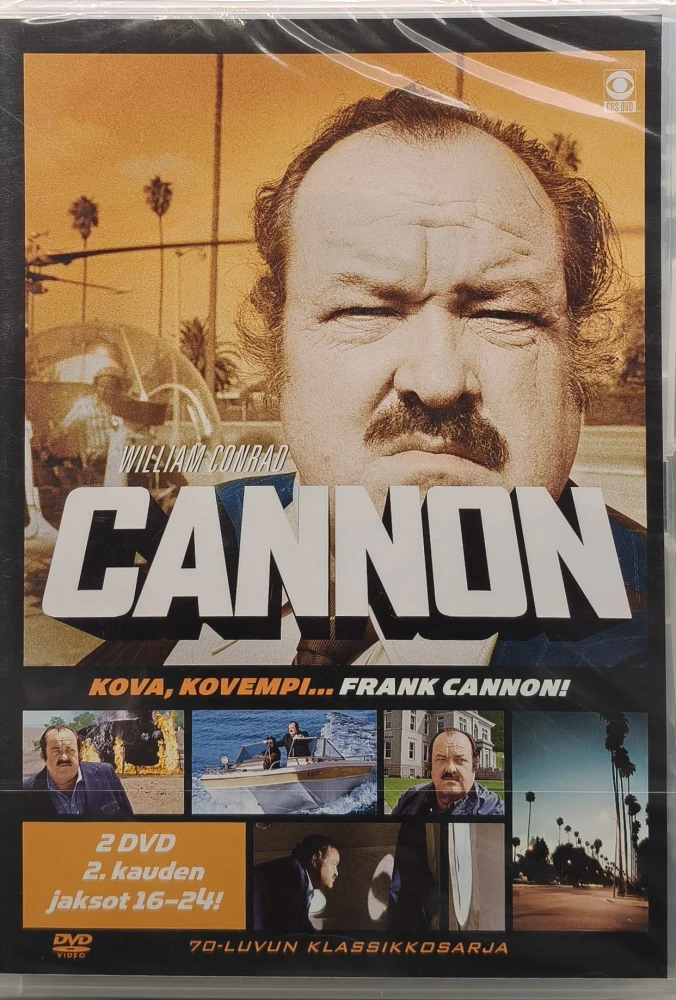 UUSI (2 DVD) CANNON KAUSI 2 - JAKSOT 16-24 (1973)