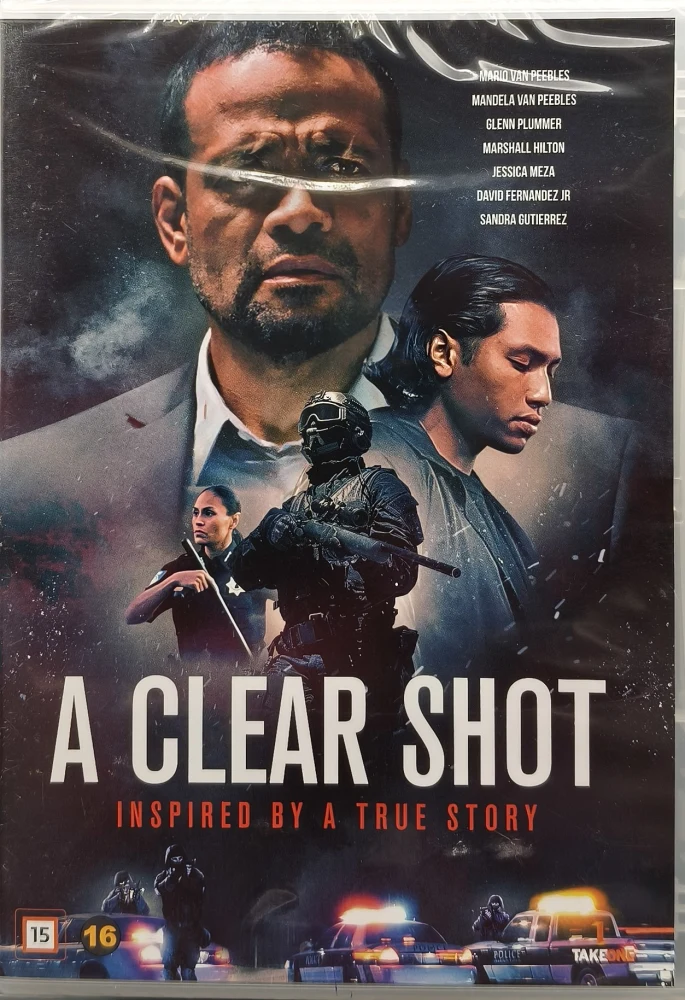 UUSI (DVD) Mario Van Peeples: A CLEAR SHOT (2019)
