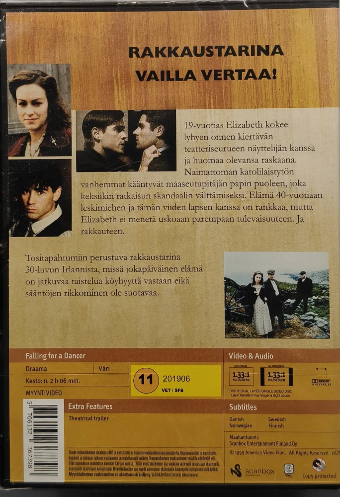 UUSI (DVD) Colin Farrell: Intohimoinen rakkaus - Falling for a Dancer (1998)