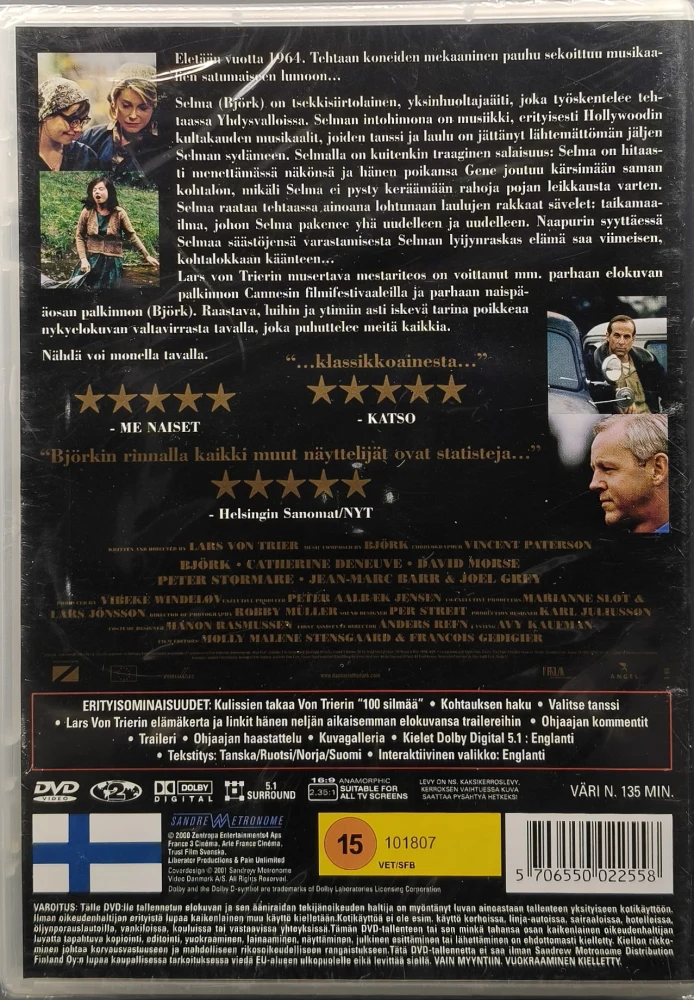 UUSI (DVDF) Lars von Trier: Dancer in the Dark (2000) Björk