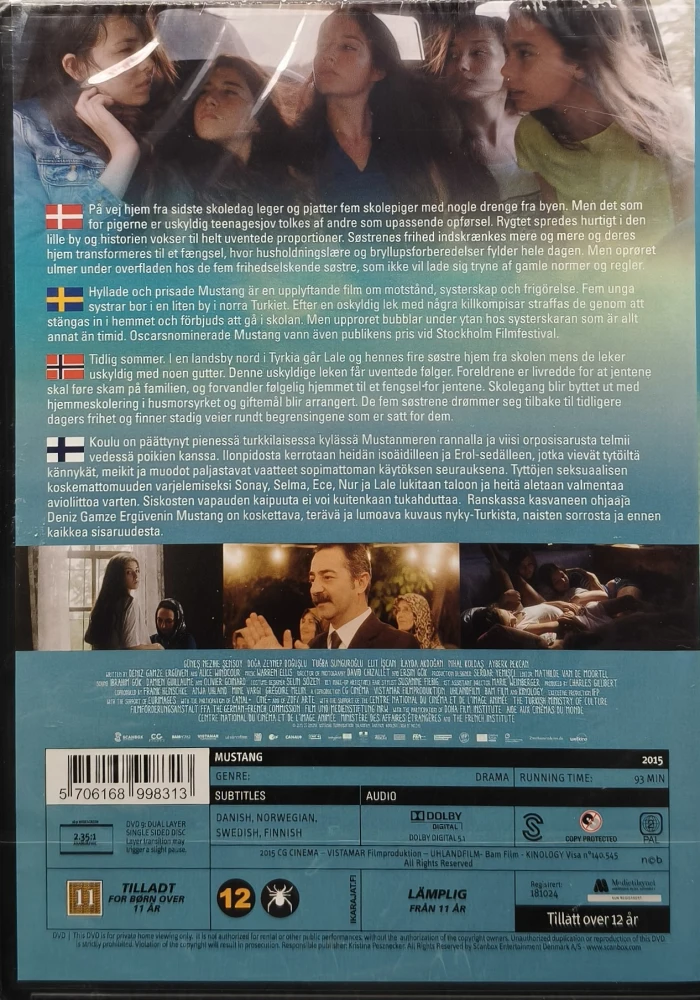 UUSI (DVD) Mustang (2015)