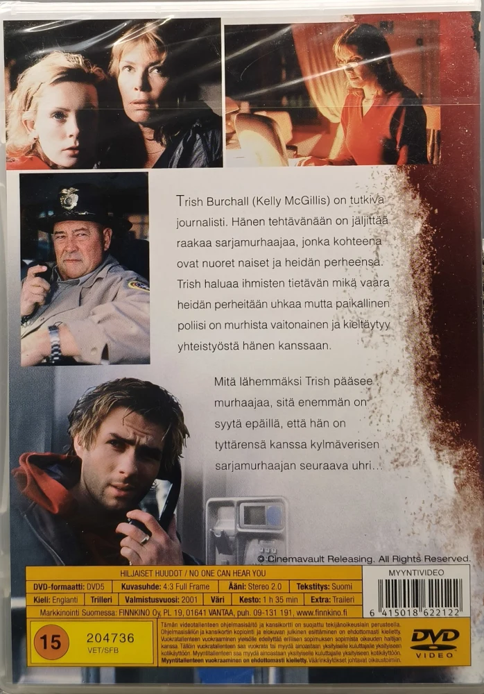 UUSI (DVD) Kelly McGillis: Hiljaiset huudot (2001)