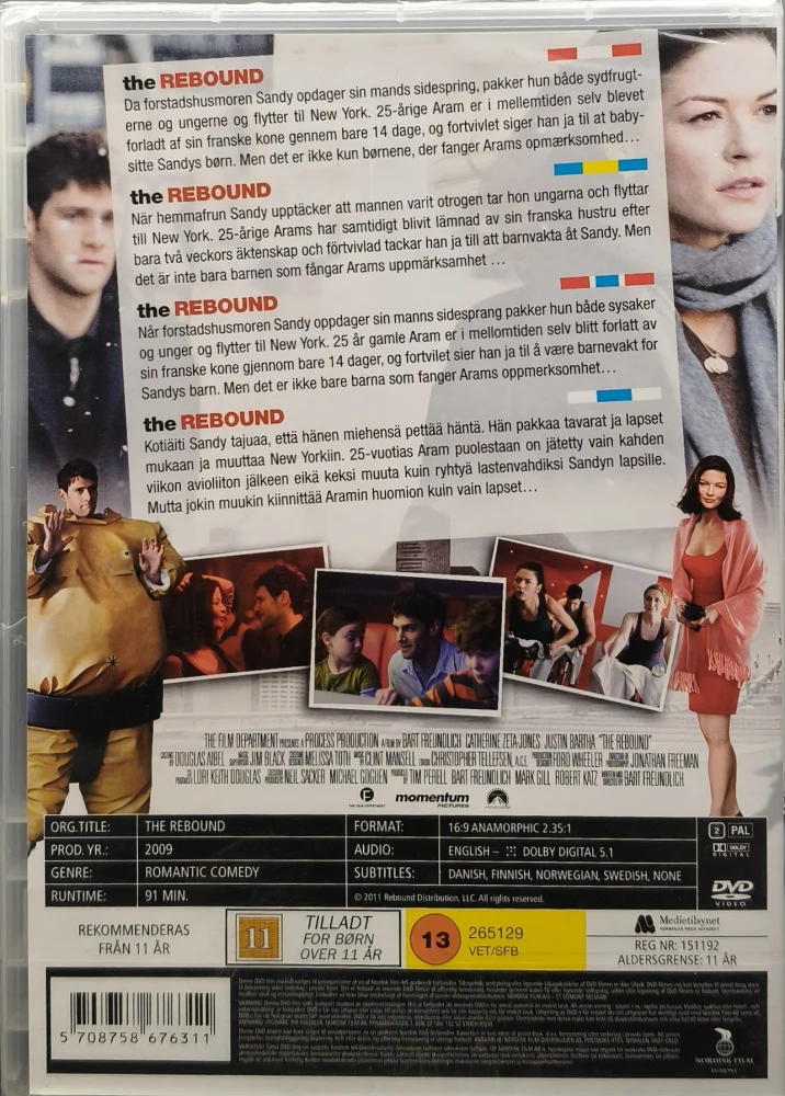 UUSI (DVD) Catherine Zeta Jones: The Rebound (2009)