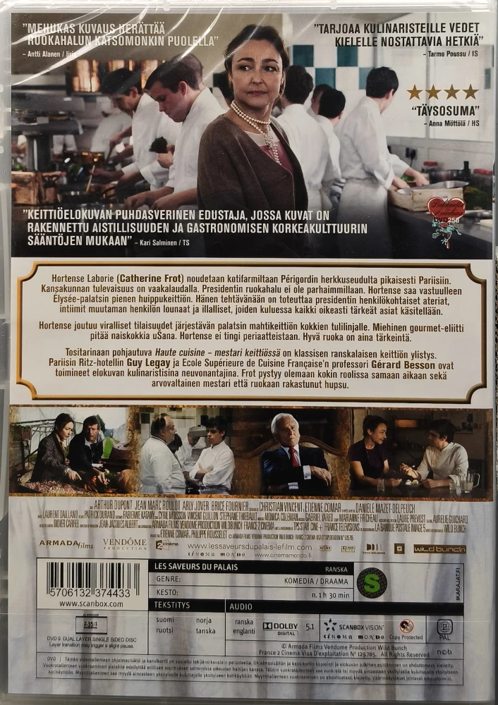 UUSI (DVD) Haute Cuisine - Mestari keittiössä (2012) SUOMIKANNET