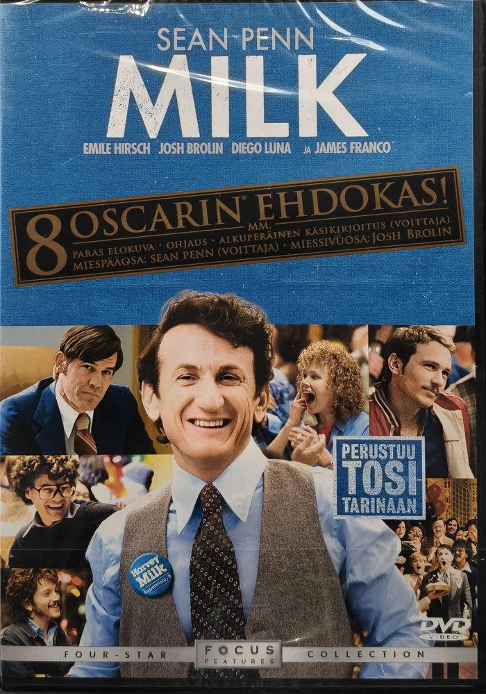 UUSI (DVD) Sean Penn: Milk (2008) SUOMIKANNET