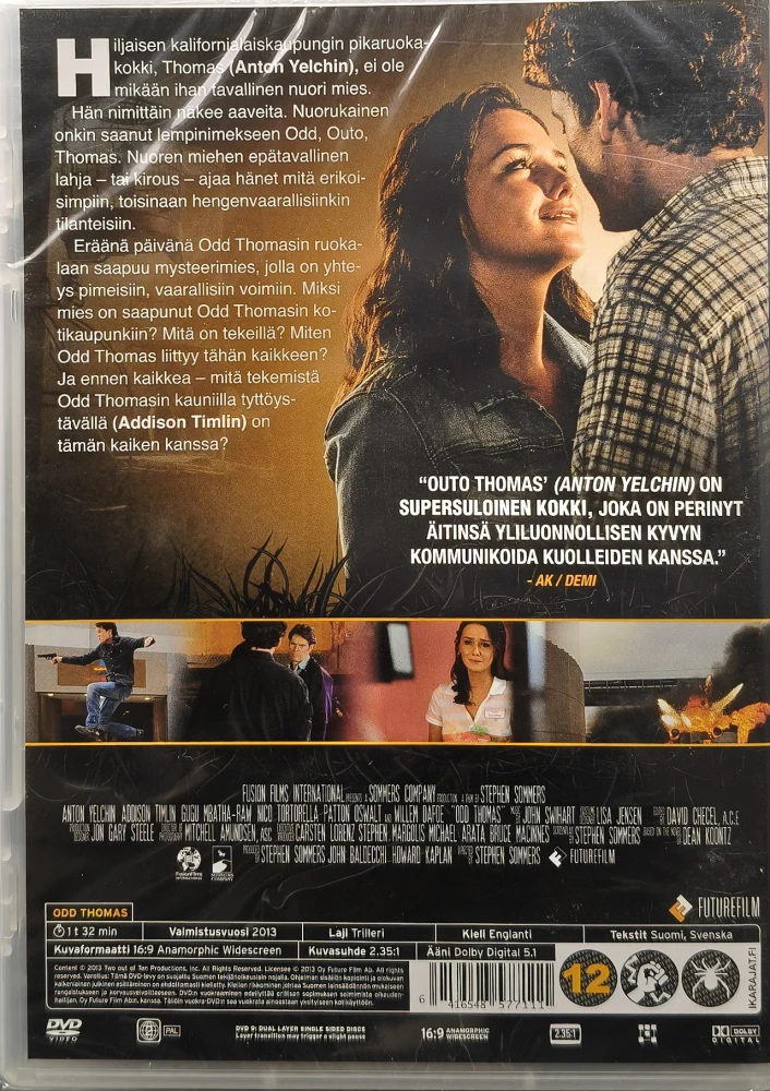 UUSI (DVD) Odd Thomas (2013) SUOMIKANNET