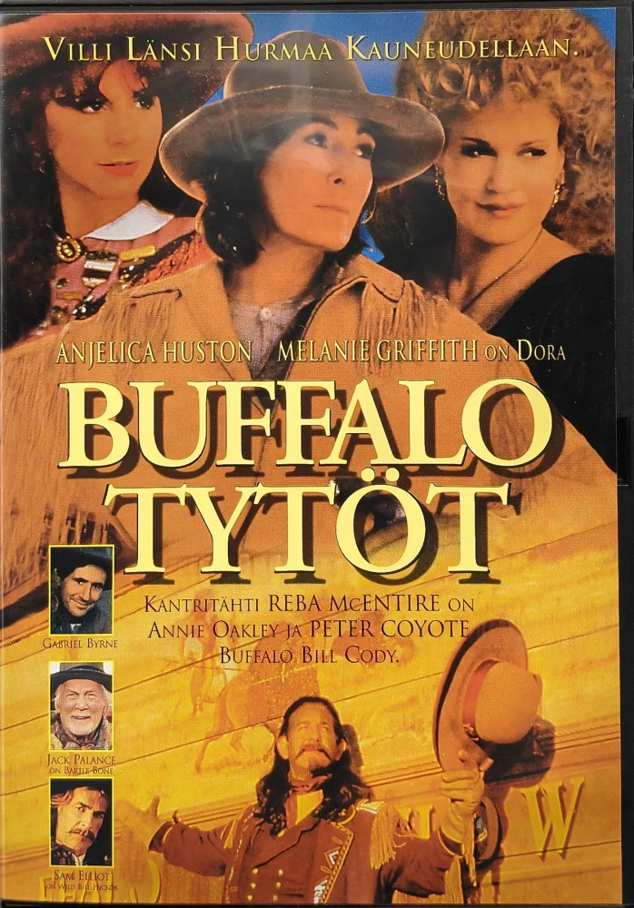 DVD) Anjelica Huston, Melanie Griffith: Buffalotytöt - Buffalo Girls (1995) SUOMIKANNET