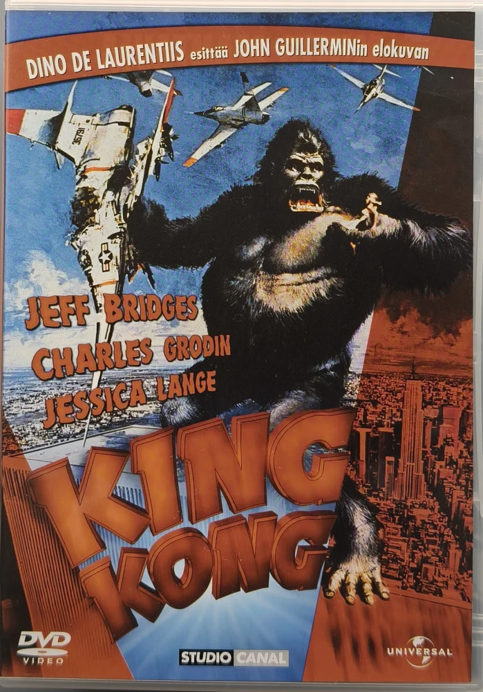 DVD) Jessica Lange, Jeff Bridges: King Kong (1976) SUOMIKANNET