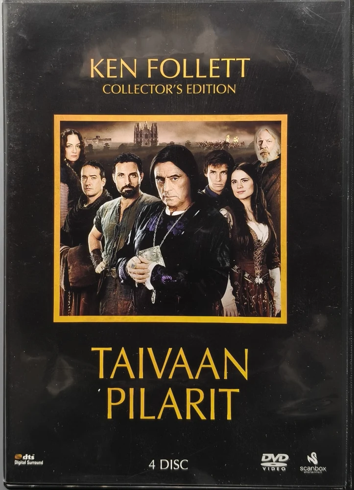 4 DVD) Ian McShane: Taivaan pilarit - The Pillars of the Earth (2009) SUOMIKANNET