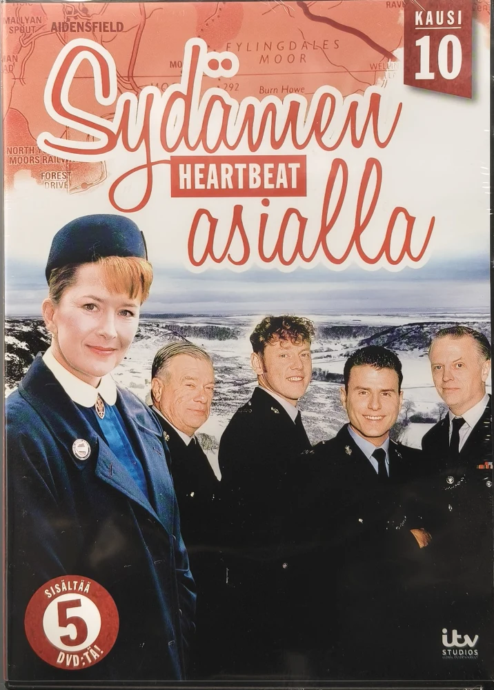 UUSI (5 DVD) Sydämen Asialla - Heartbeat - Kausi 10 (2000/2001)