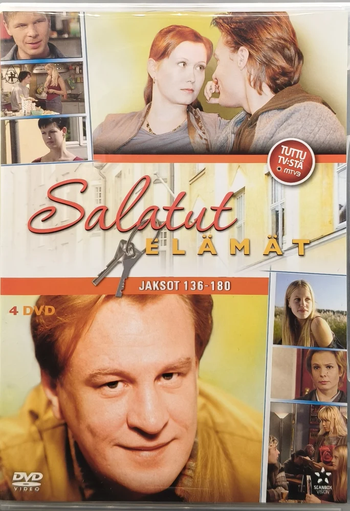 4 DVD) Salatut elämät - Jaksot 136-180