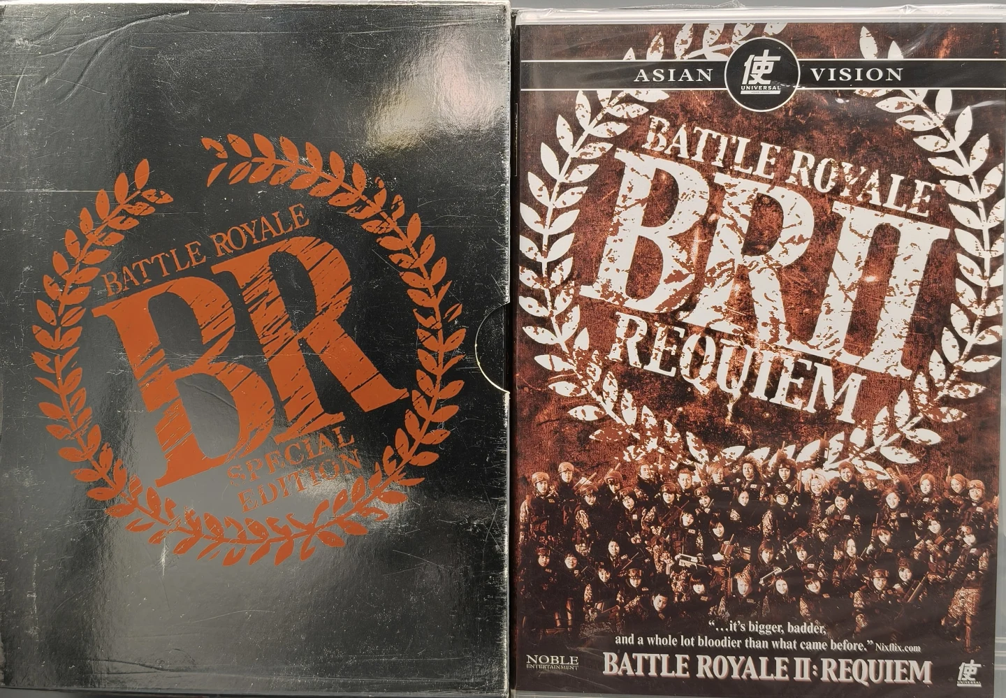 3 DVD) Battle Royale I & II (2000/2003) SUOMIKANNET ( 1 & 2)