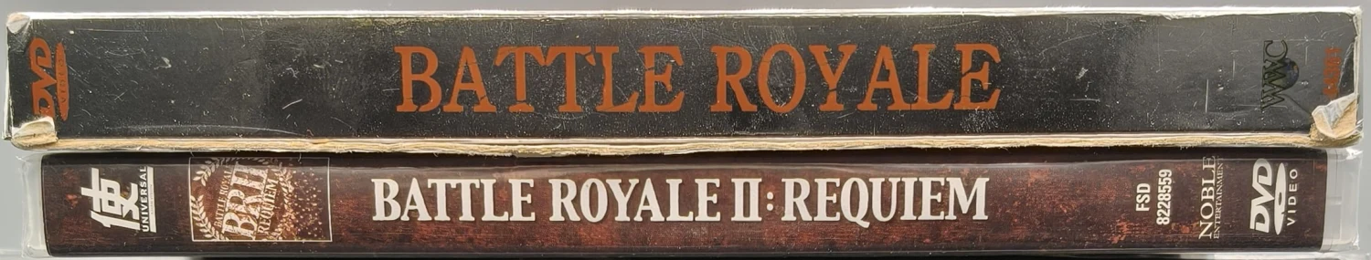 3 DVD) Battle Royale I & II (2000/2003) SUOMIKANNET ( 1 & 2)