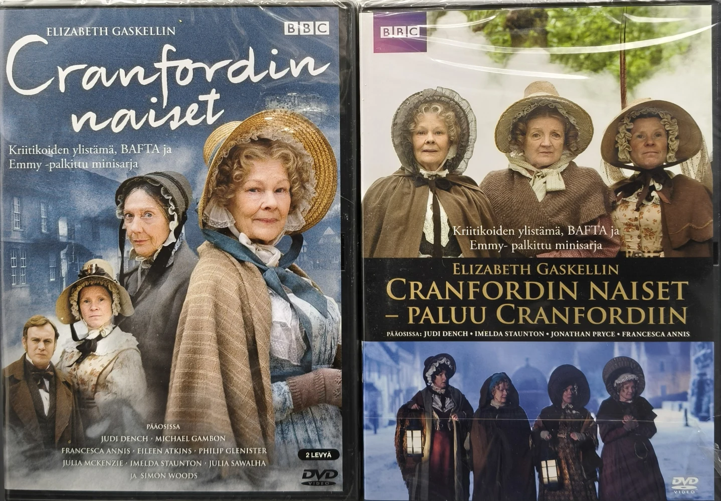 UUSI (3 DVD) Cranfordin naiset & Paluu Cranfordiin (2007/2009)