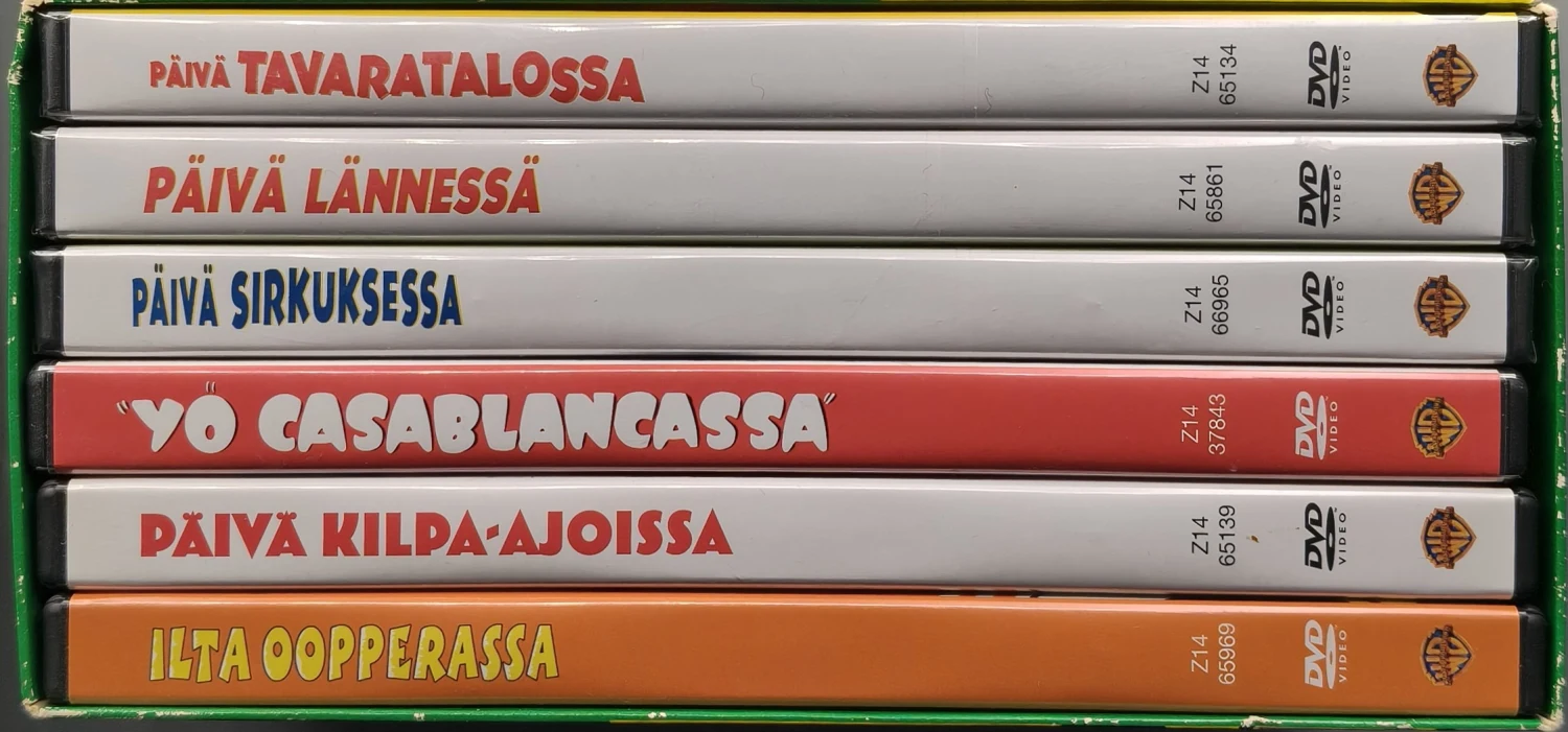 6 DVD) Marx-veljekset kokoelma - The Marx Brothers Collection (1935-46)