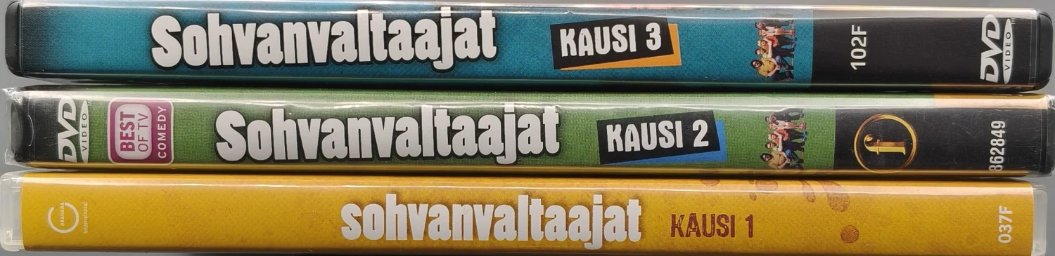 3 DVD) SOHVANVALTAAJAT:  1-3 KAUDET - KOKO SARJA (1998-1999)