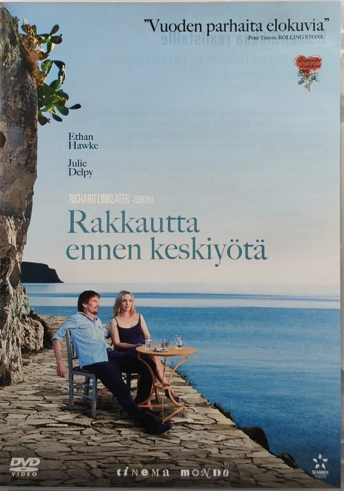 3 DVD) Ethan Hawke, Julie Delpy: Rakkautta ennen -trilogia - SUOMIKANNET