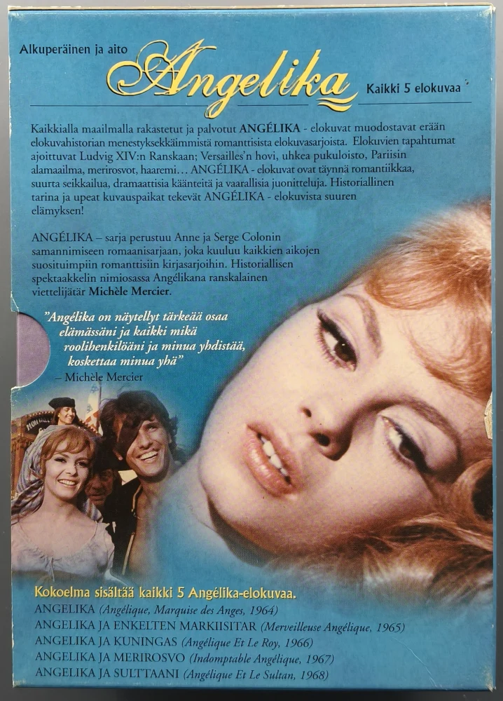 5 DVD) Michèle Mercier - ANGELIKA 1-5 - Kokoelma (1954-1968) SUOMIKANNET