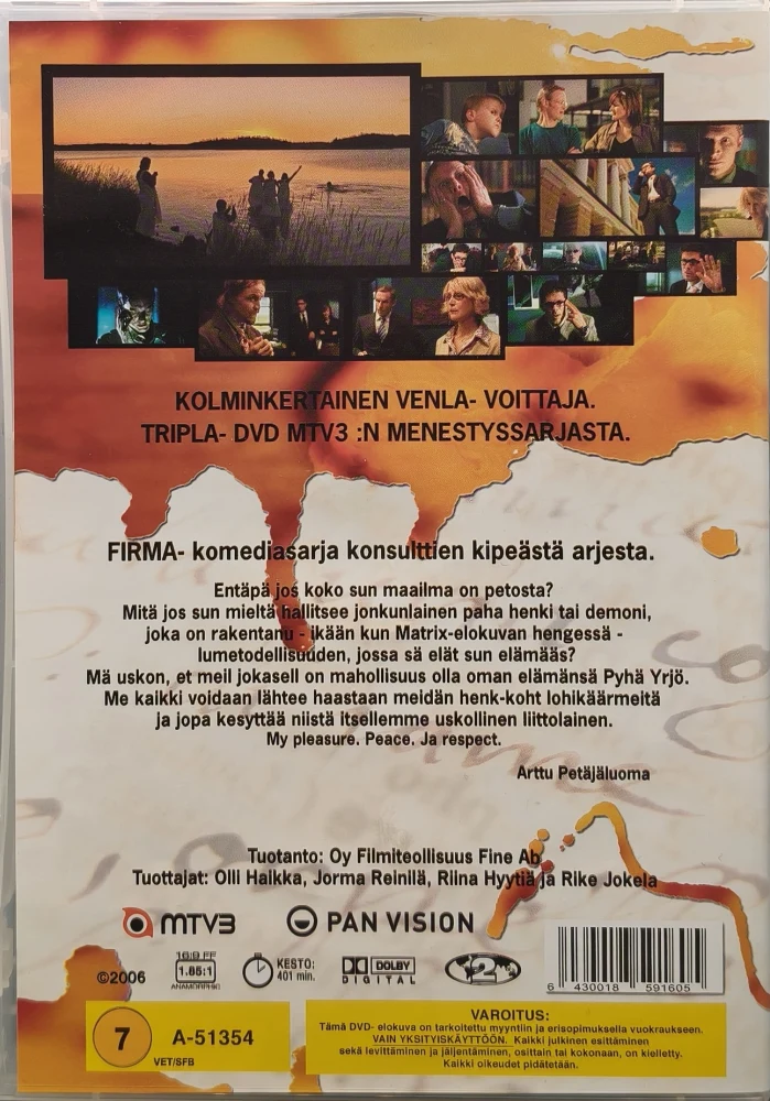 3 DVD) Firma - Koko TV-Sarja (2005) Tommi Korpela, Antti Virmavirta
