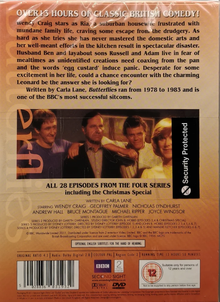 UUSI (5 DVD) Butterflies - Perhoset (1978-1983) TV-SARJA