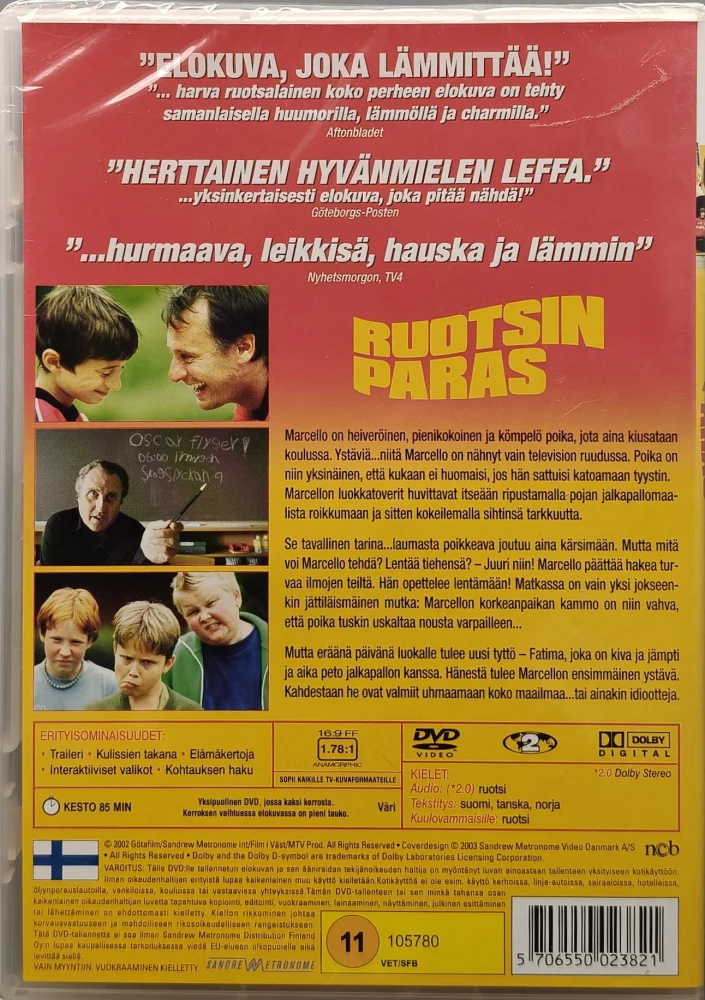 UUSI (DVD) Michael Nyqvist: RUOTSIN PARAS (2002)