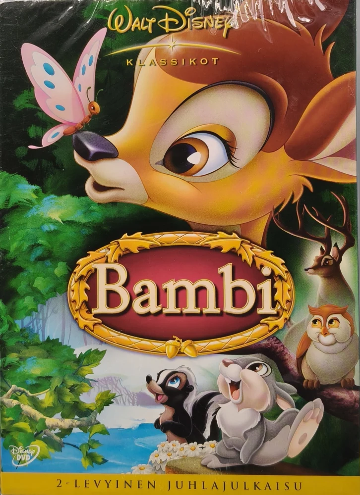 UUSI (2 DVD) Walt Disney Klassikko nro 5: Bambi - Juhlajulkaisu (1942)