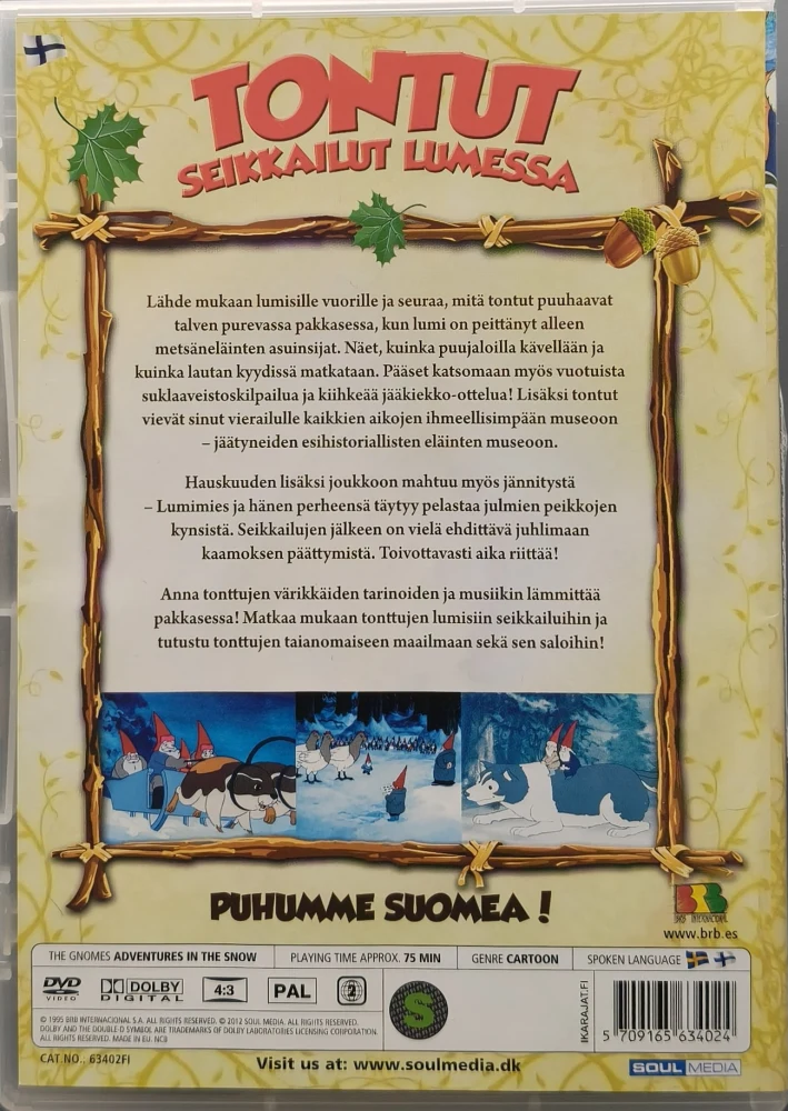 DVD) Tontut: Seikkailut lumessa - PUHUMME SUOMEA