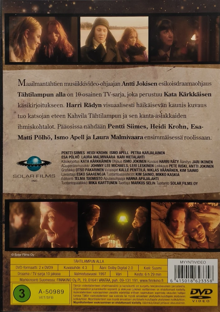 2 DVD) Tähtilampun alla (1997) 10 Jaksoa