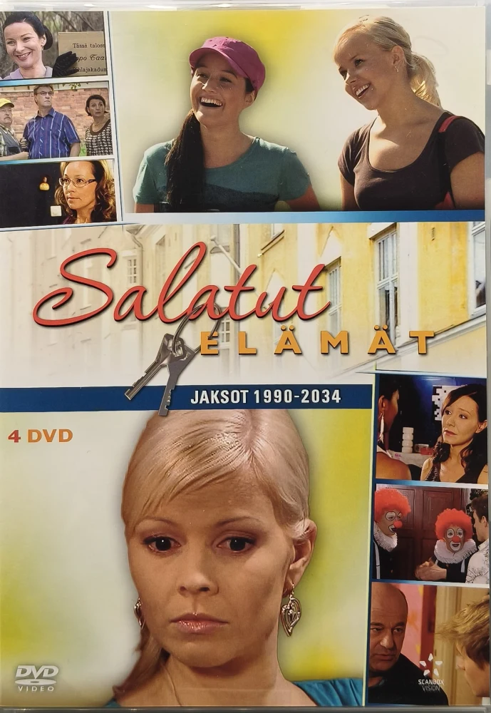 4 DVD) Salatut elämät - Jaksot 1990-2034