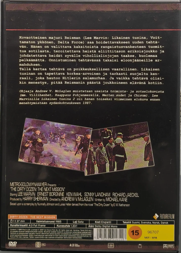 DVD) Likainen Tusina 2 - Dirty Dozen : The Next Mission (1985)