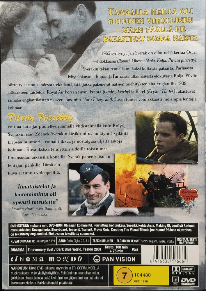 DVD) Pilviin Piirretty - Dark Blue World (2001) SUOMIKANNET