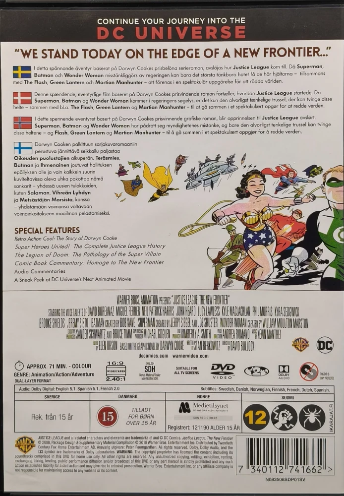 DVD) DC UNIVERSY: Justice League : The New Frontier (2008)