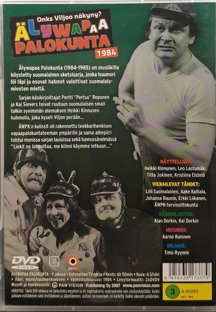 2 DVD) ÄWPK - Älywapaa Palokunta - Onks Viljoo näkyny? (1984)