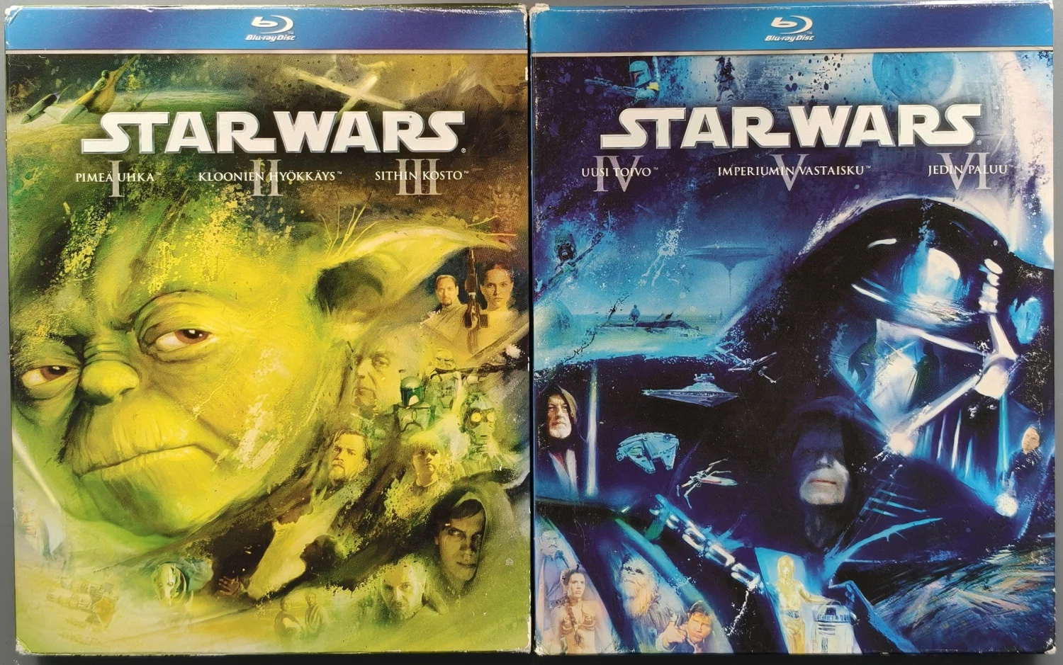 6 BLU-RAY) Star Wars: Episodit I - VI - SUOMIKANNET