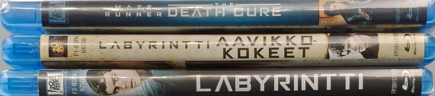 3 BLU-RAY) LABYRINTTI Trilogia (2014-2018)