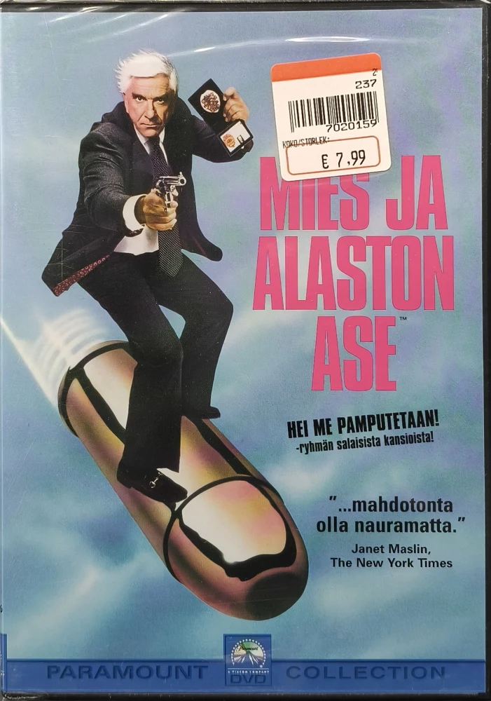 UUSI (3 DVD) Mies ja alaston ase 1-3 - The Naked Gun: Trilogia - SUOMIKANNET