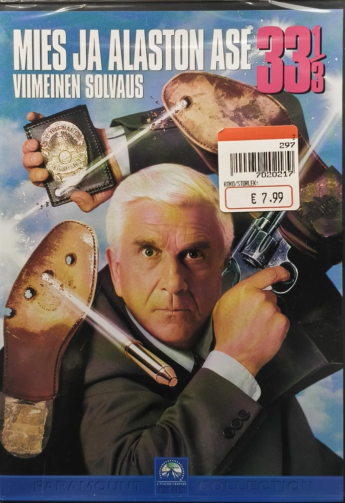 UUSI (3 DVD) Mies ja alaston ase 1-3 - The Naked Gun: Trilogia - SUOMIKANNET